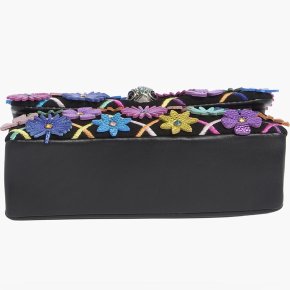 Kurt Geiger NWT Mini Kensington Flowers Convertible Shoulder Bag - Picture 2 of 6